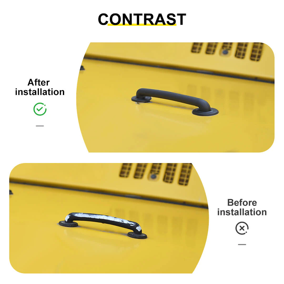 For Jeep Wrangler JK TJ Hood Engine Windshield Bracket Handle Accessories - Image 2