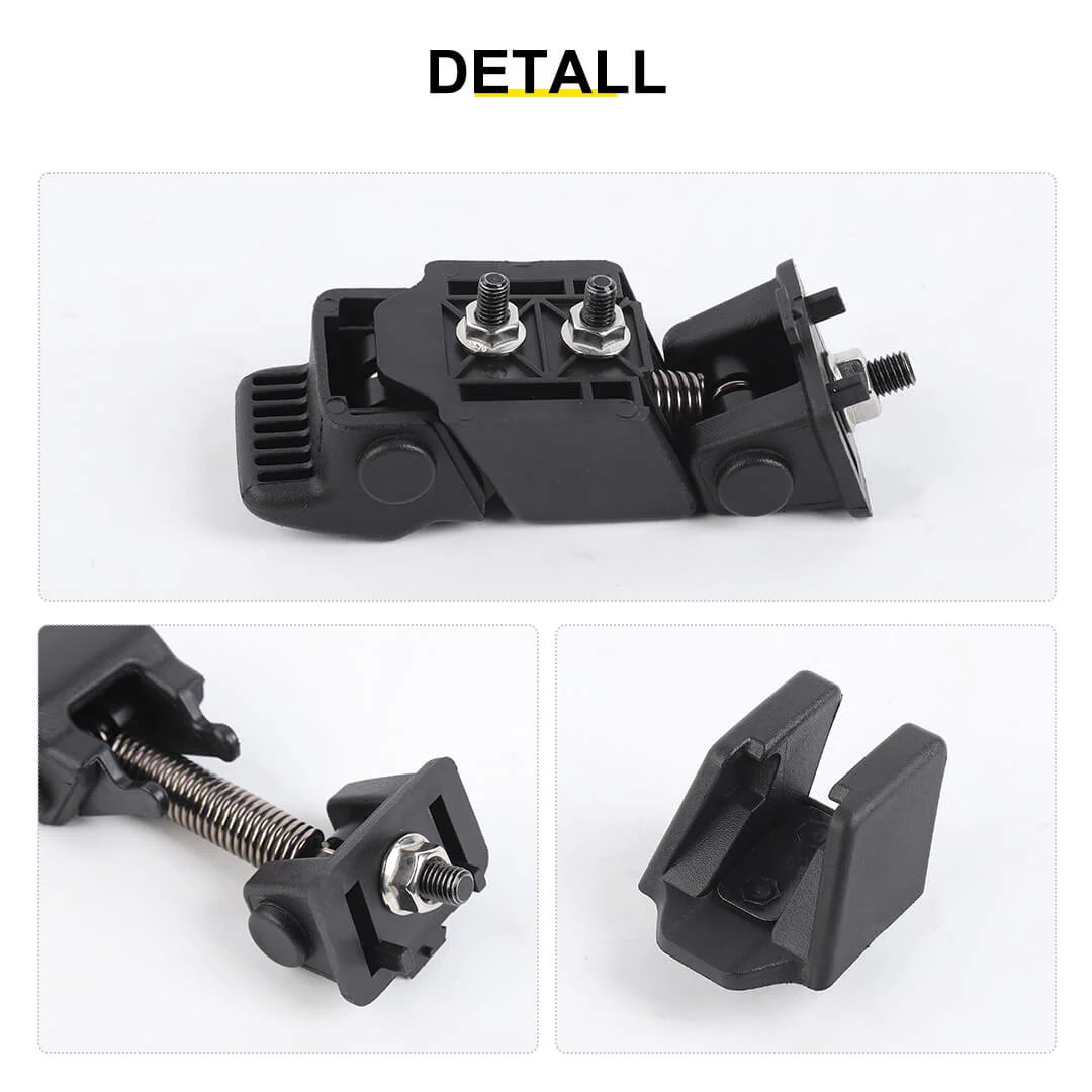 For Jeep Wrangler JK TJ Spring Engine Hood Latch Catch Bracket Buckle Accessories (2 pcs) - Image 10