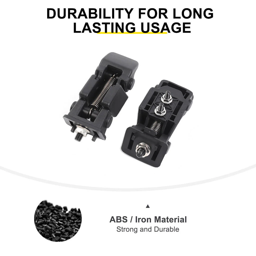 For Jeep Wrangler JK TJ Spring Engine Hood Latch Catch Bracket Buckle Accessories (2 pcs) - Image 12