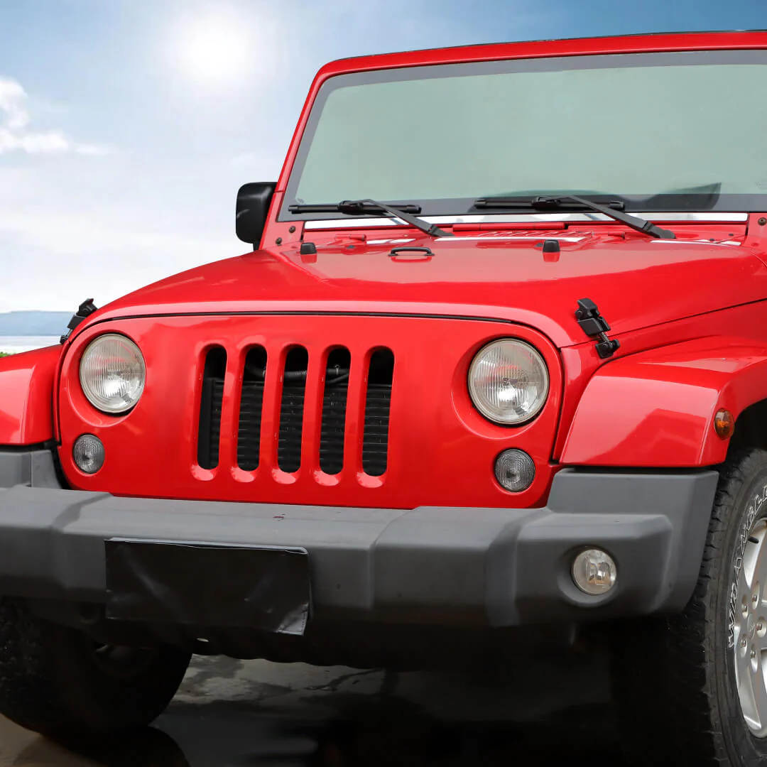 For Jeep Wrangler JK TJ Spring Engine Hood Latch Catch Bracket Buckle Accessories (2 pcs) - Image 3