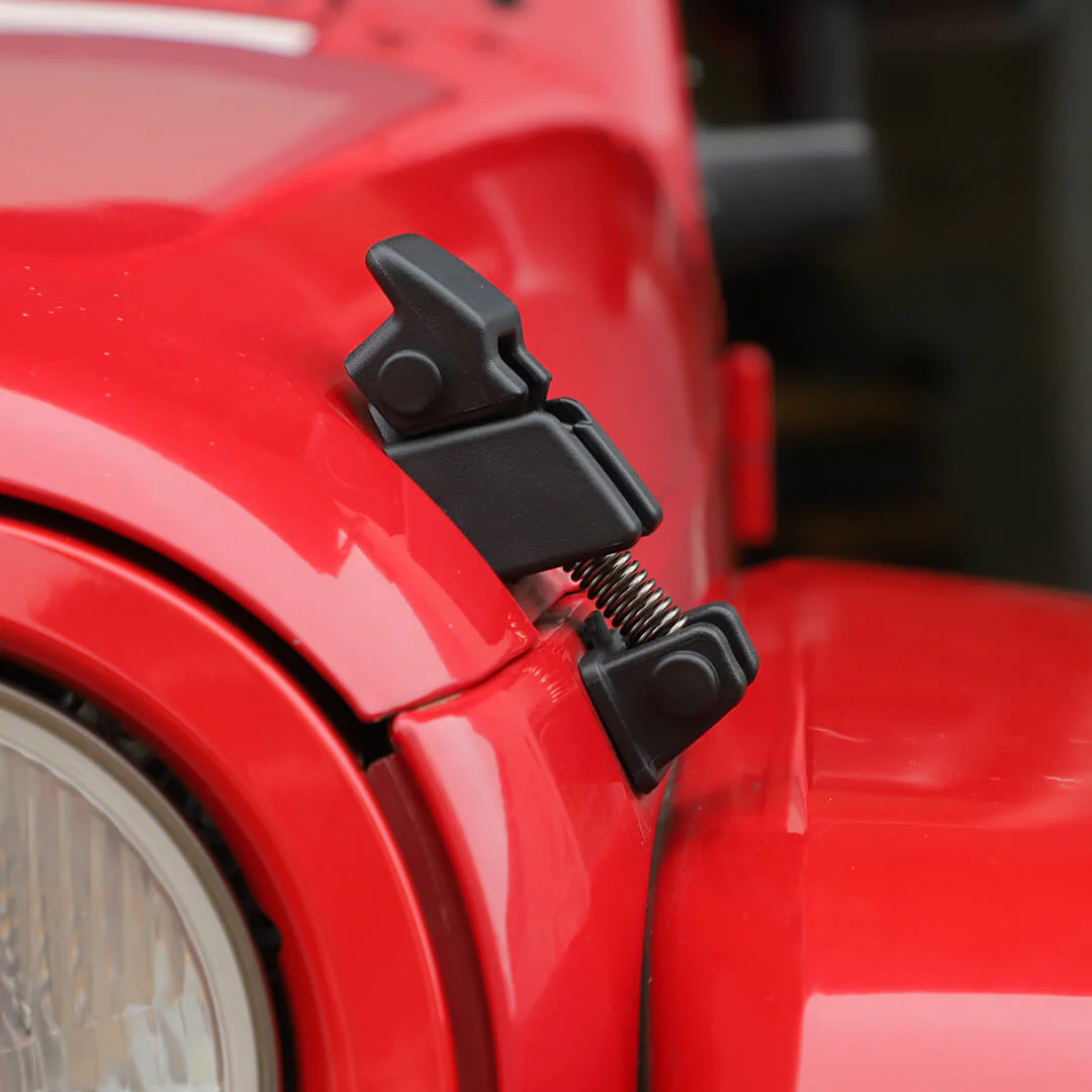 For Jeep Wrangler JK TJ Spring Engine Hood Latch Catch Bracket Buckle Accessories (2 pcs) - Image 5