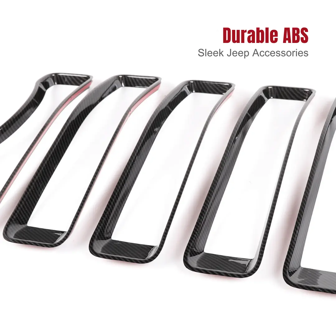 For 2018-2023 Jeep JL Sport Front Grille Insert Ring Trim Decor Ring Cover(Does Not Fit 4XE Variants) - Image 10
