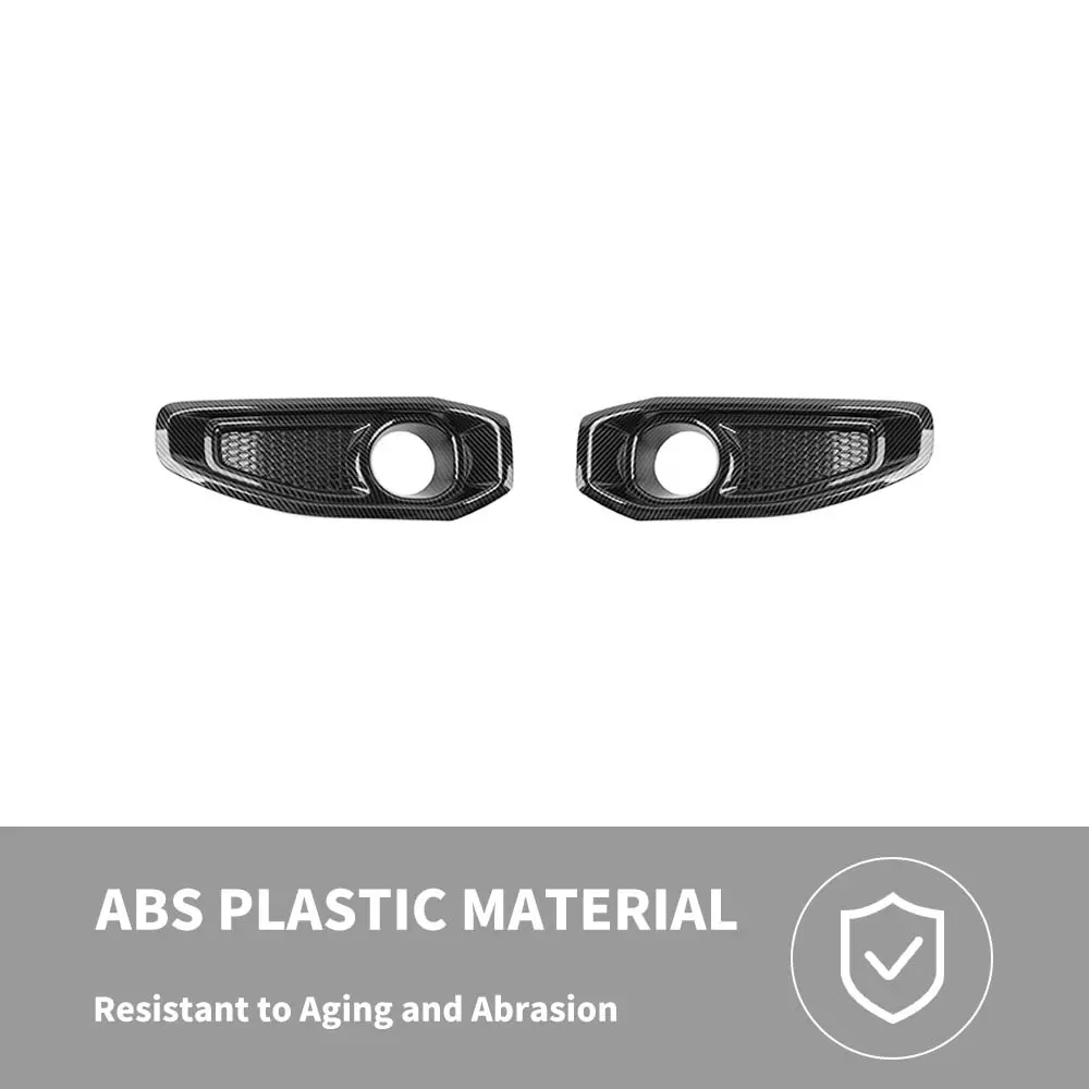For 2018+ Jeep Wrangler JL/Gladiator JT Front Fog Lamp Light Trim Bezels - Image 8