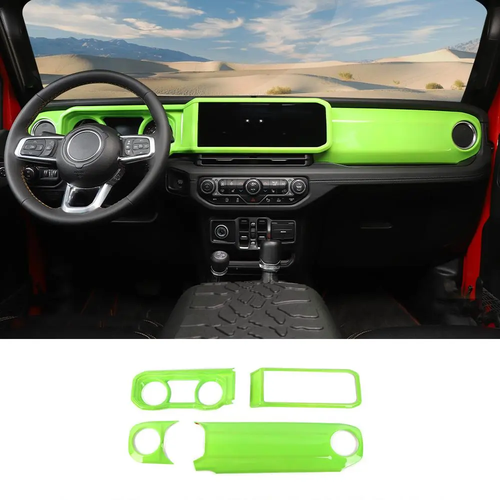 For 2024+ Jeep Wrangler JL JLU/Gladiator JT Dashboard & Navigation Panel Trim Cover - Image 18