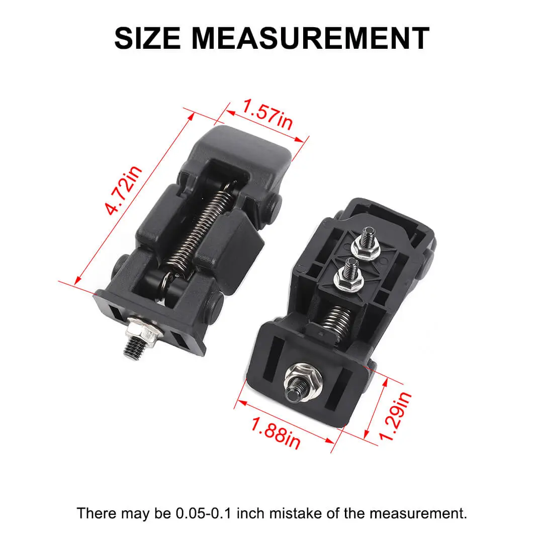 For Jeep Wrangler JL & Gladiator JT Front Engine Hood Latches Catch Locking Buckle (2 pcs) - Image 11