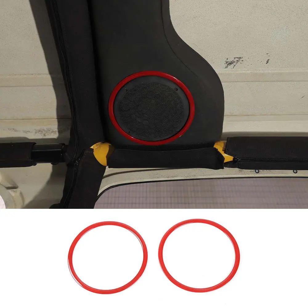 For 1997-2006 Jeep Wrangler TJ Interior Roof Speaker Horn Ring Cover Trim