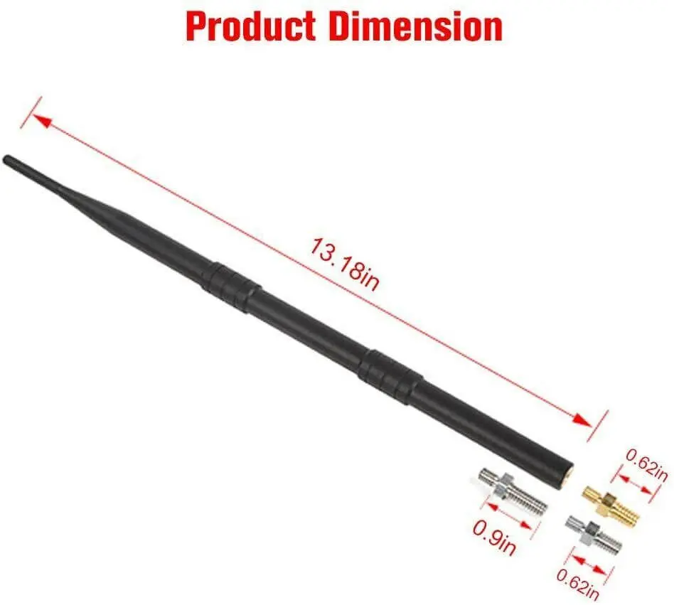 For 1997-2023 Jeep Wrangler TJ JK JL JT 13 Inch Flexible Antenna - Image 6