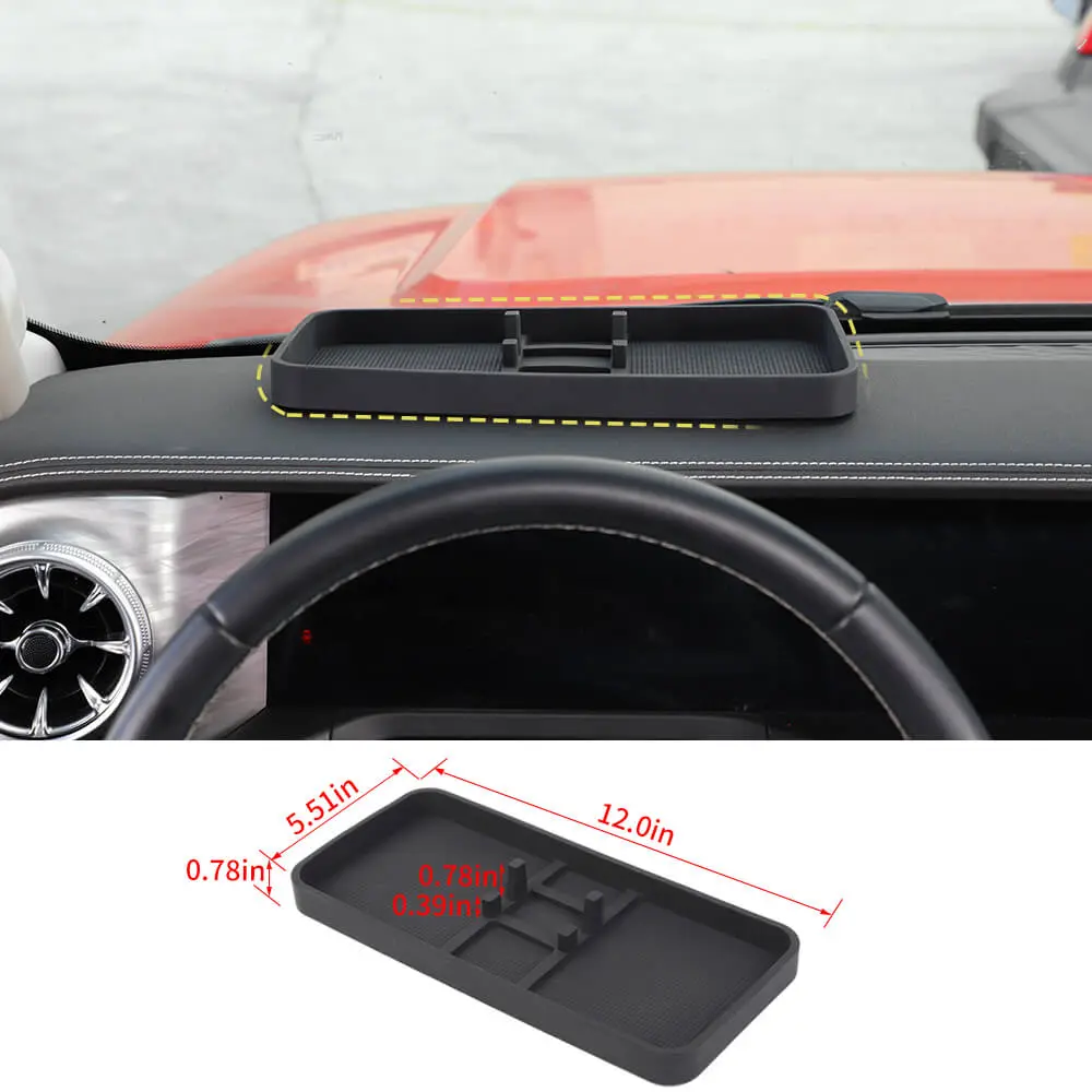 For Universal Car Center Console Dash Phone Holder Storage Box