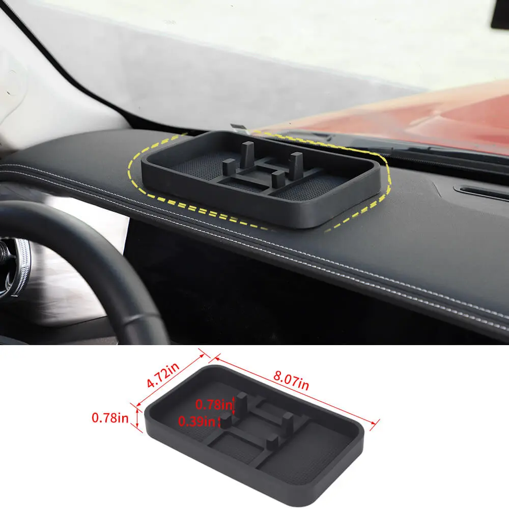 For Universal Car Center Console Dash Phone Holder Storage Box - Image 12