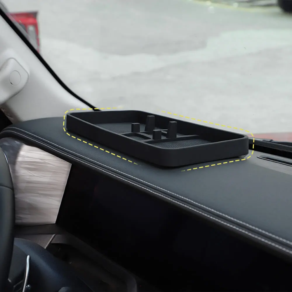 For Universal Car Center Console Dash Phone Holder Storage Box - Image 3