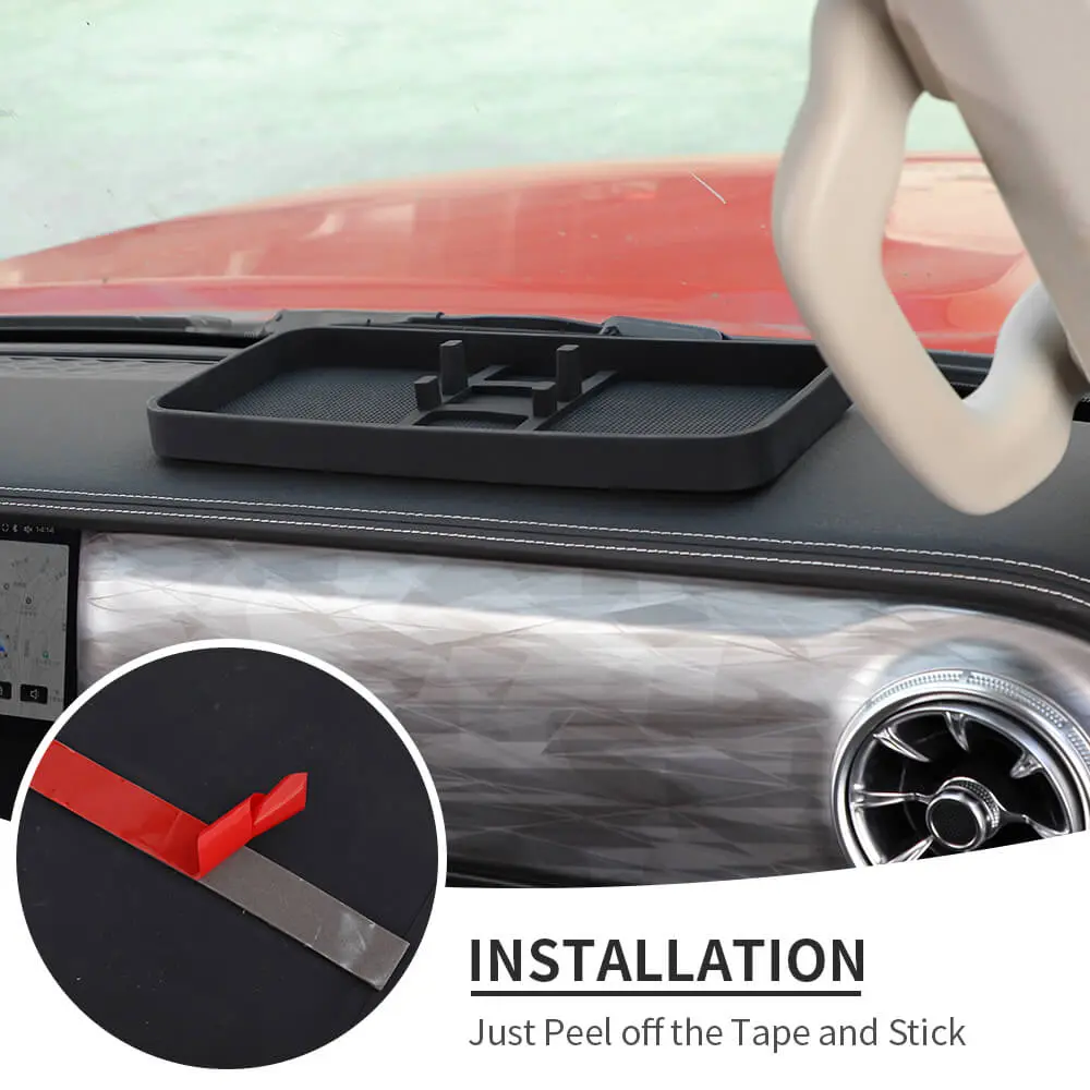 For Universal Car Center Console Dash Phone Holder Storage Box - Image 6