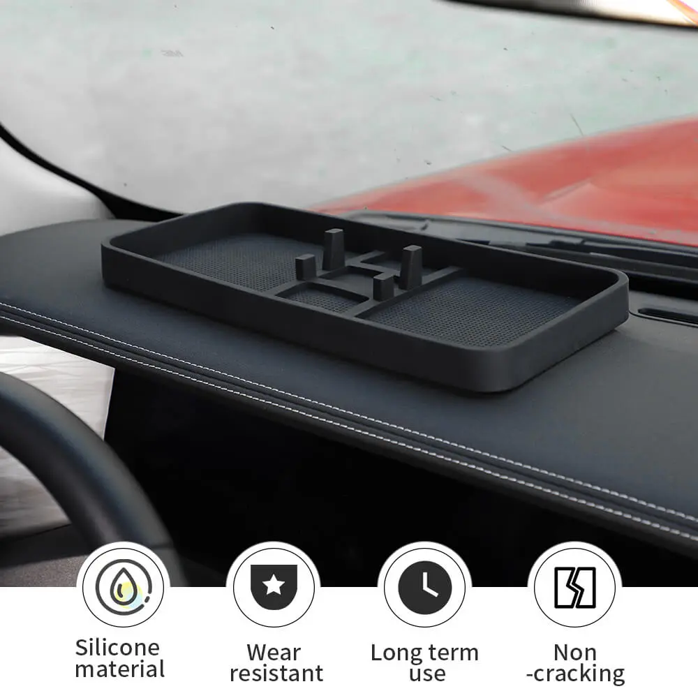 For Universal Car Center Console Dash Phone Holder Storage Box - Image 7