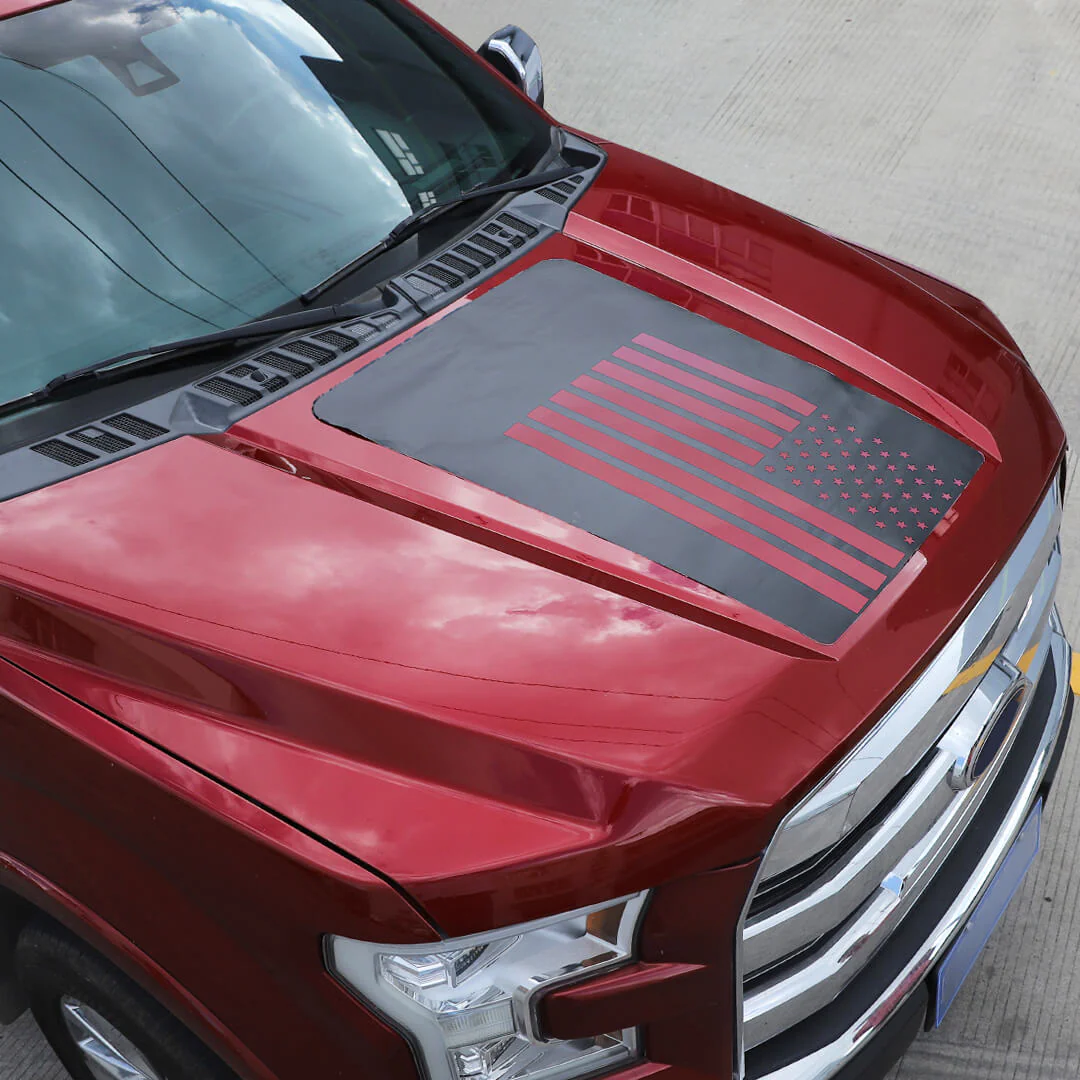 For Universal Car Exterior Front Engine Hood Decal Sticker Trim Cover - Image 3