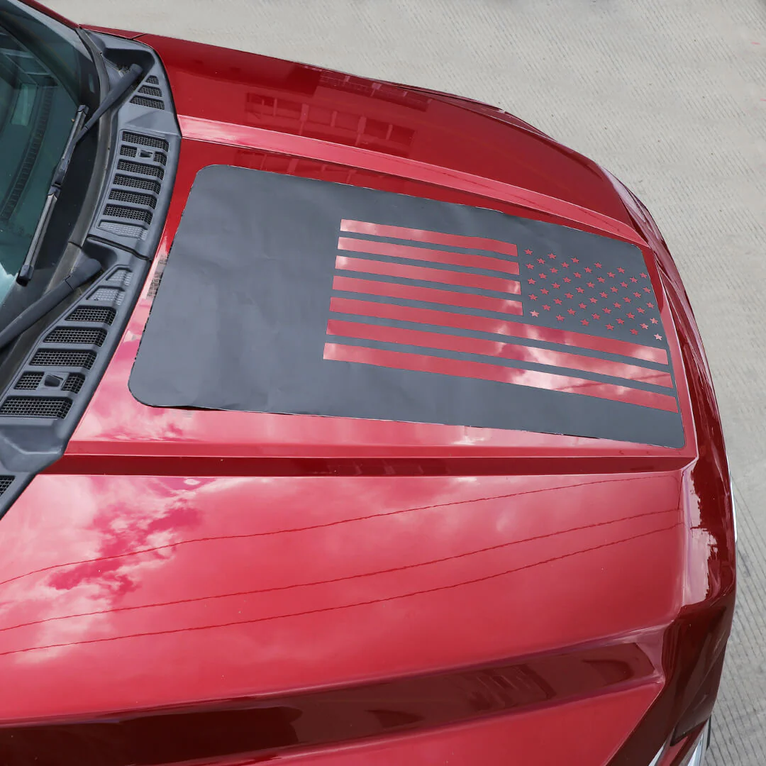 For Universal Car Exterior Front Engine Hood Decal Sticker Trim Cover - Image 5