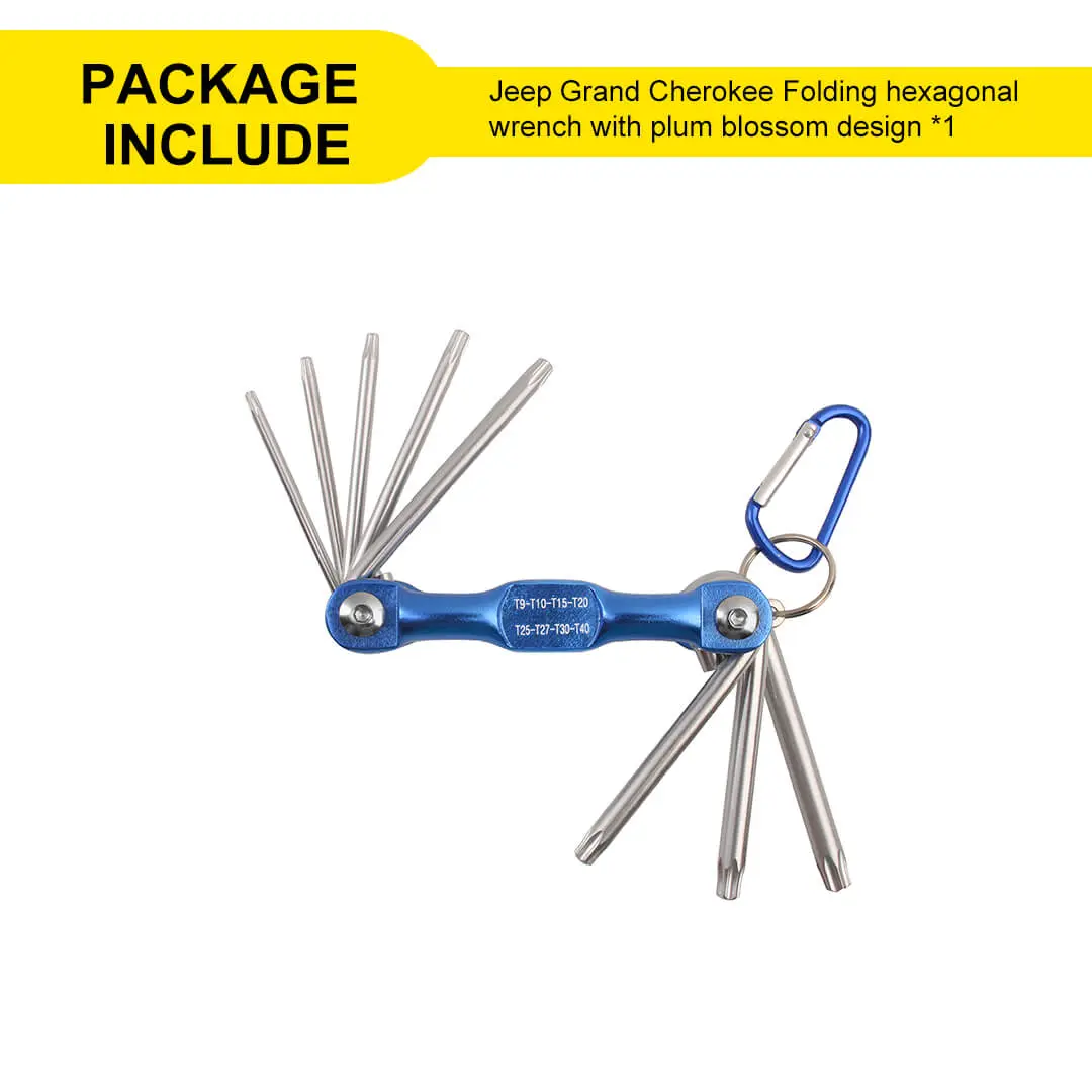 For Universal Car Folding Allen Key Portable Hex Wrench Tool Screwdriver Combination - Image 10