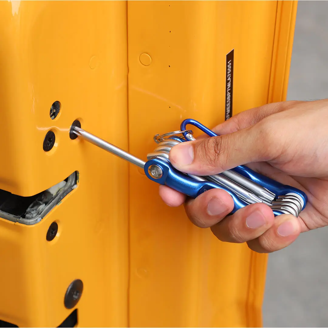 For Universal Car Folding Allen Key Portable Hex Wrench Tool Screwdriver Combination - Image 3