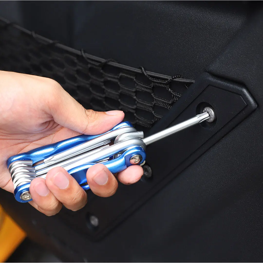 For Universal Car Folding Allen Key Portable Hex Wrench Tool Screwdriver Combination - Image 4