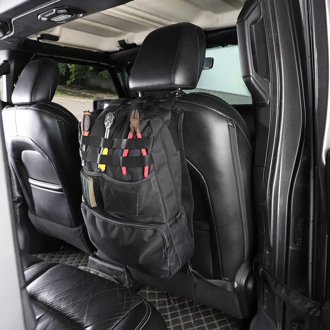 For Universal Car Rear Seat Back Organizer Storage Bag Accessories - Image 4