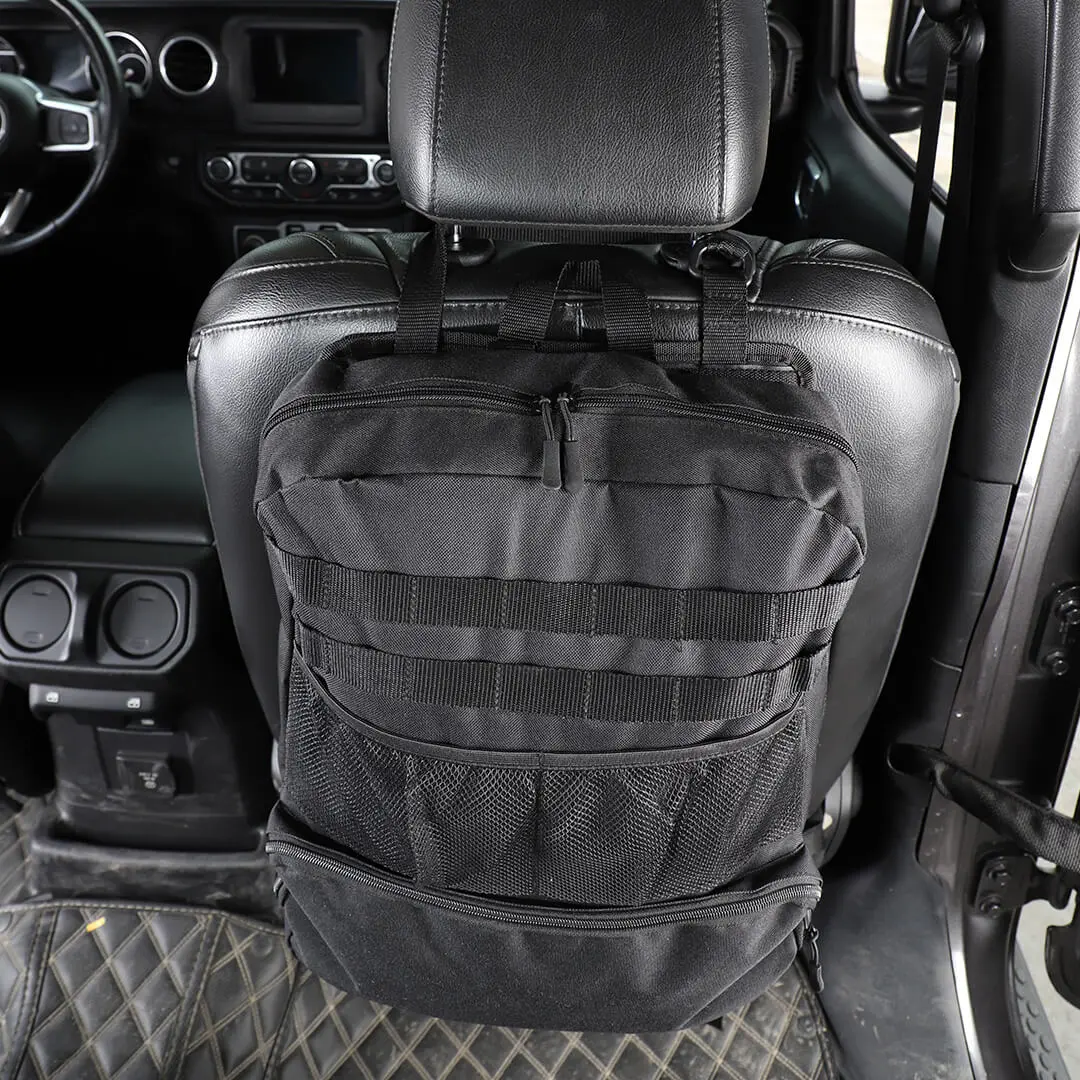 For Universal Car Rear Seat Back Organizer Storage Bag Accessories - Image 5