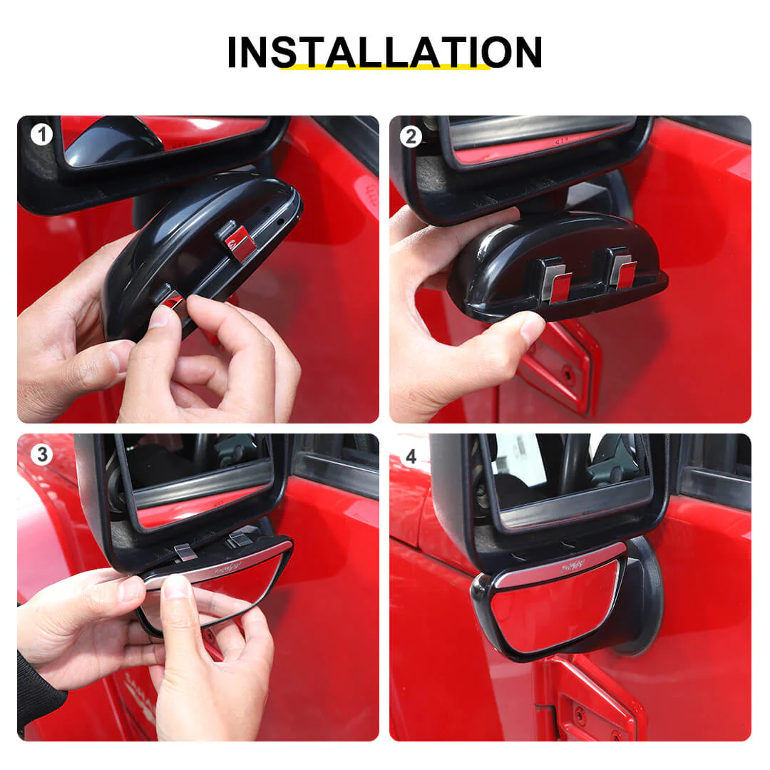 For Universal Car Rear View Convex Car Parking Wide Angle Auxiliary Blind Spot Mirror - Image 8