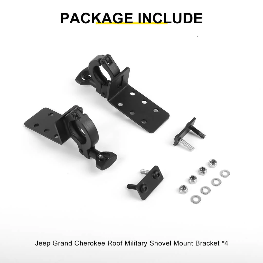 For Universal Car Roof Engineer Shovel Bracket Accessories (2 pcs) - Image 10