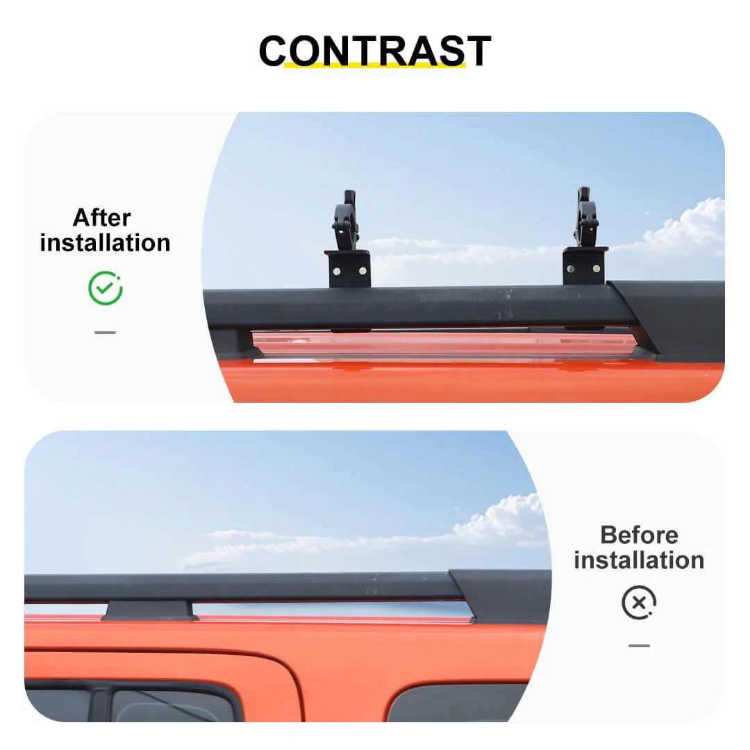 For Universal Car Roof Engineer Shovel Bracket Accessories (2 pcs) - Image 2