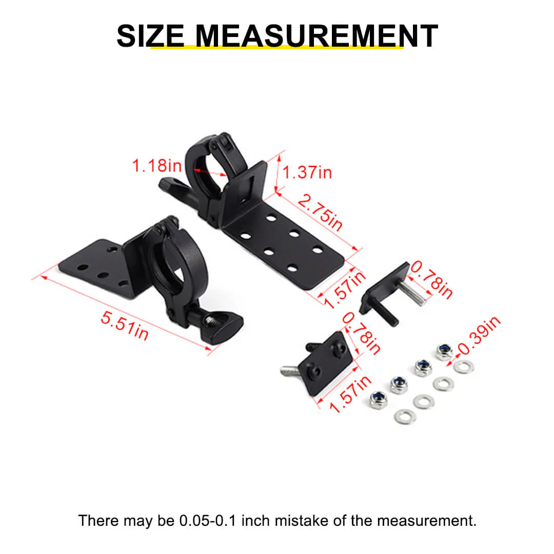 For Universal Car Roof Engineer Shovel Bracket Accessories (2 pcs) - Image 8