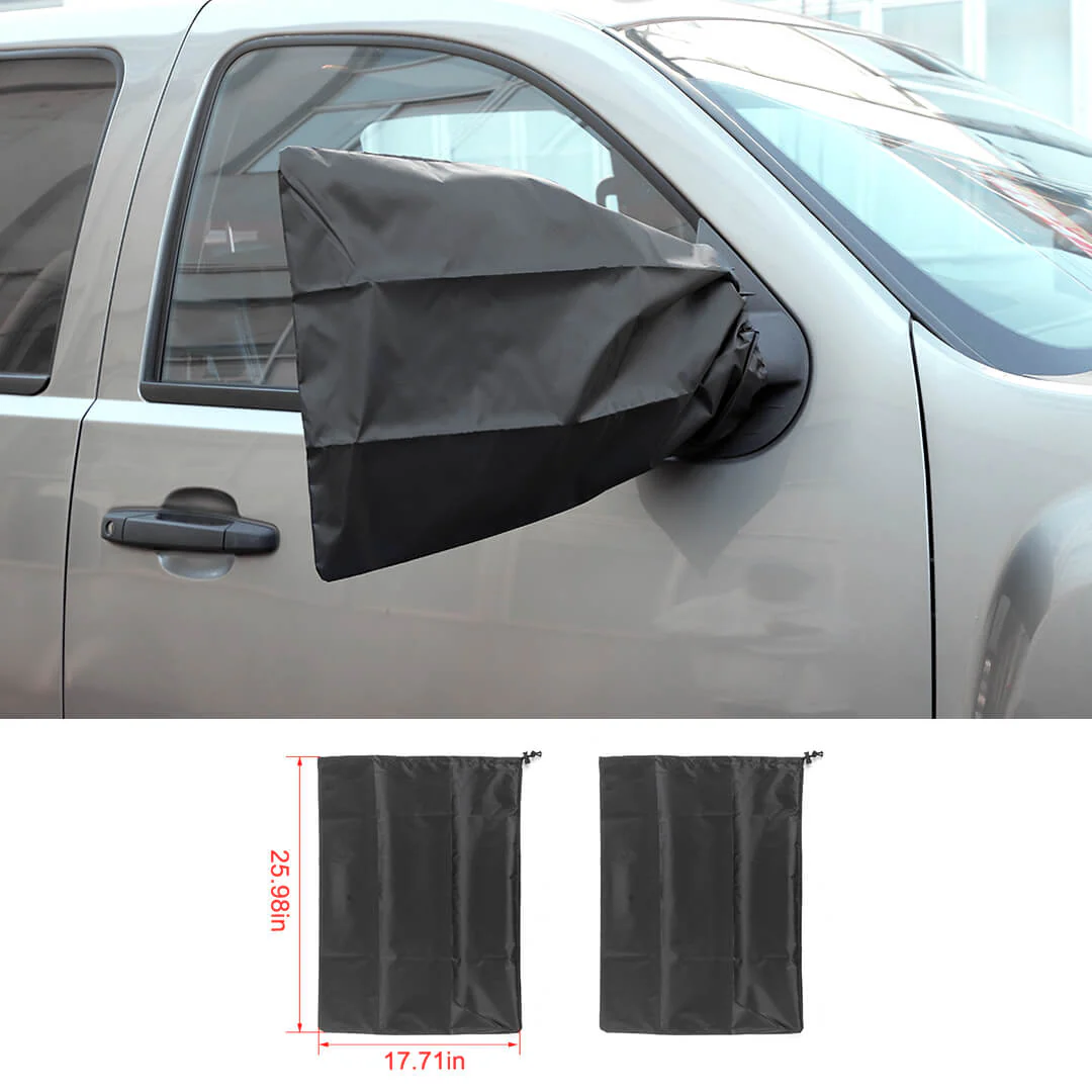 For Universal Car Side View Mirror Cover Rearview Snow Ice Protection Cover (2 pcs)