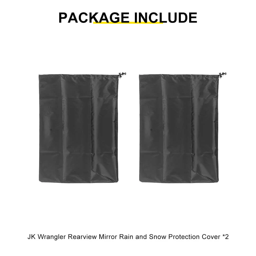 For Universal Car Side View Mirror Cover Rearview Snow Ice Protection Cover (2 pcs) - Image 13