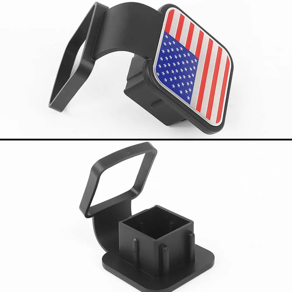 2" Trailer Hitch Cover with American Flag – Patriotic Tow Hitch Plug Insert Cap for 2 Inch Receivers, Fits Most Vehicles - Image 10