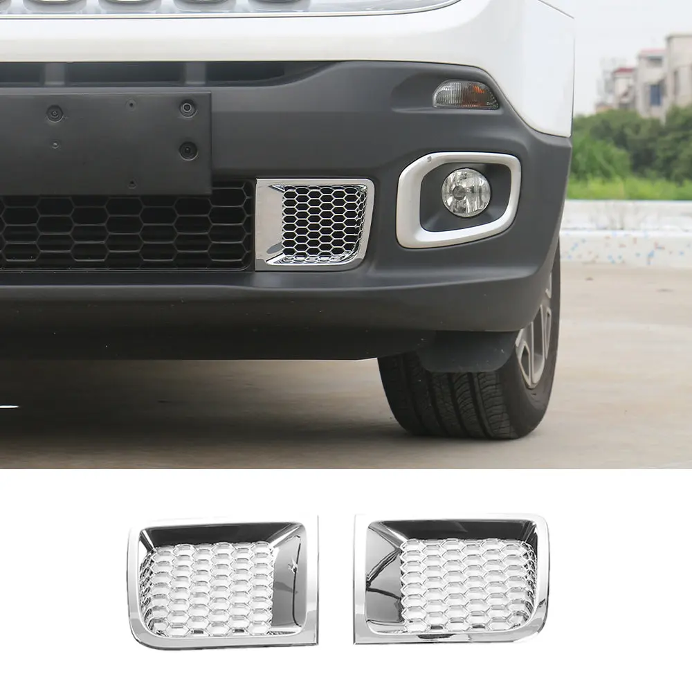 For 2015-2018 Jeep Renegade 1.4T Front Bumper Air Vent Inlet Decor Cover Trim