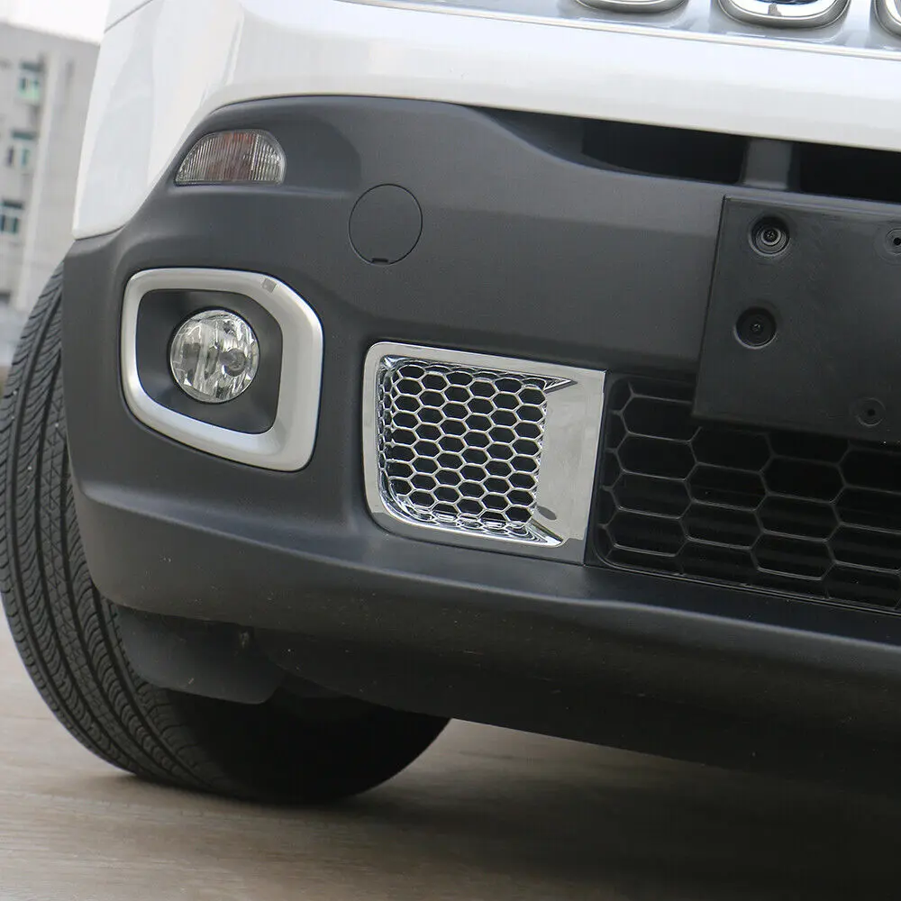 For 2015-2018 Jeep Renegade 1.4T Front Bumper Air Vent Inlet Decor Cover Trim - Image 2