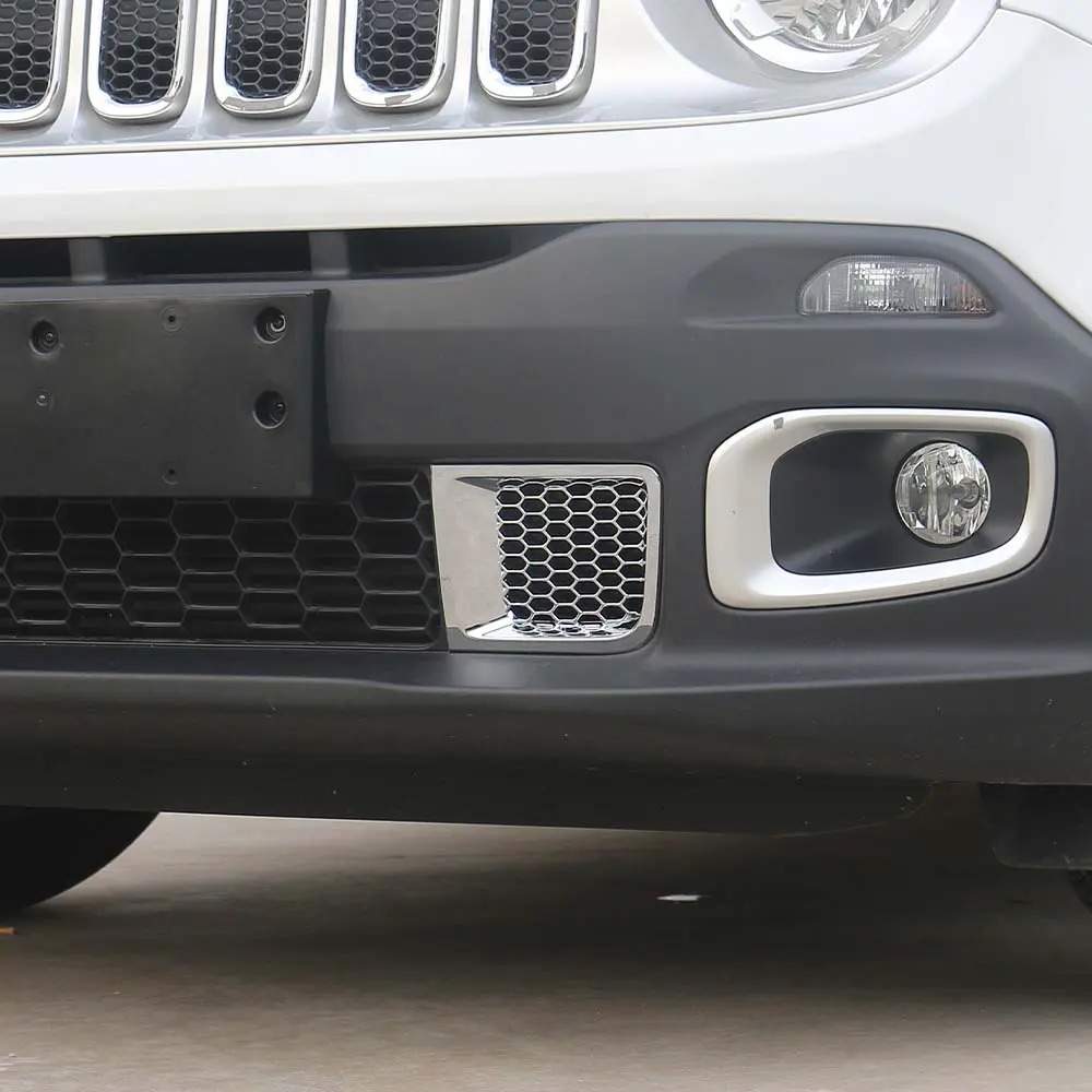 For 2015-2018 Jeep Renegade 1.4T Front Bumper Air Vent Inlet Decor Cover Trim - Image 4