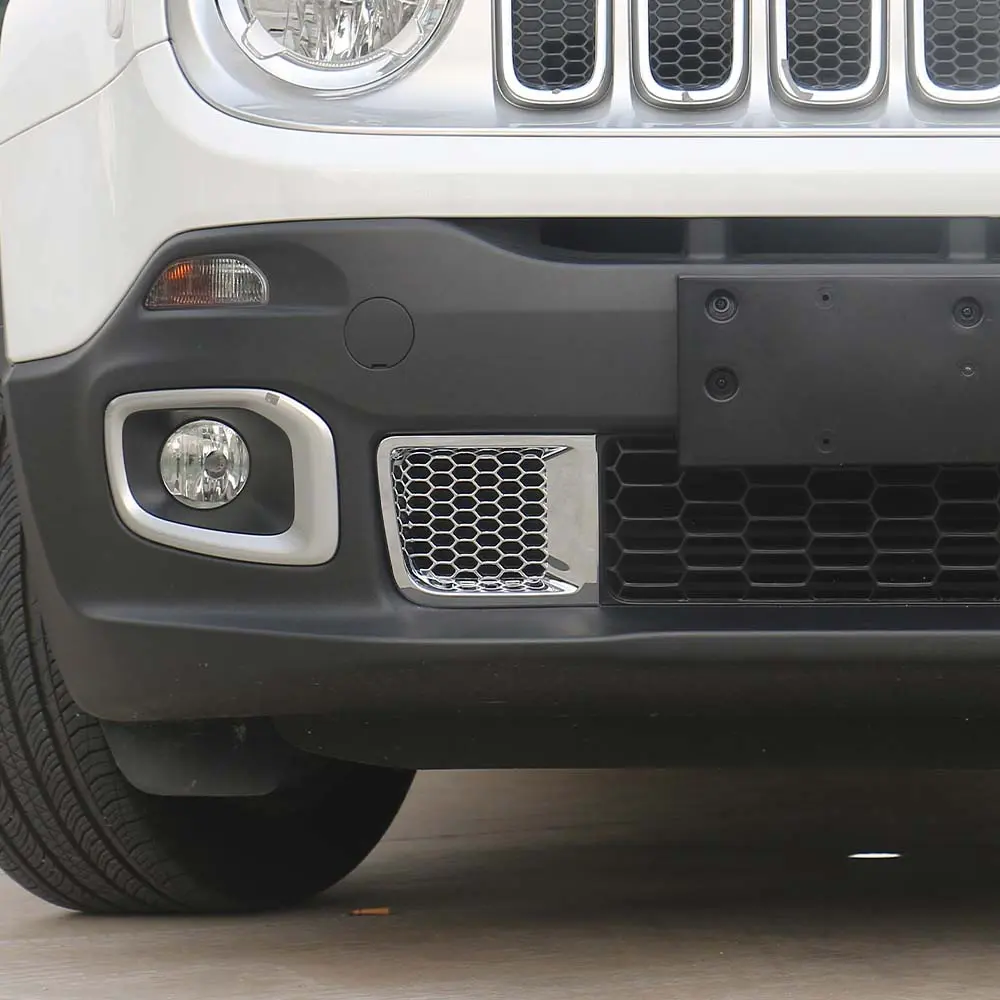 For 2015-2018 Jeep Renegade 1.4T Front Bumper Air Vent Inlet Decor Cover Trim - Image 6
