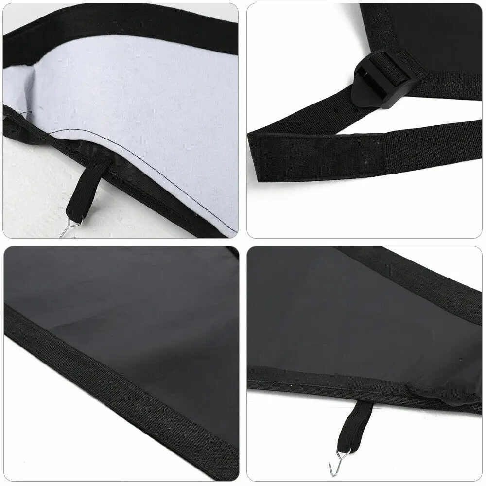 For 1997-2006 Jeep Wrangler TJ Front Hood Bra Cover T-Style Protector Decoration - Image 6