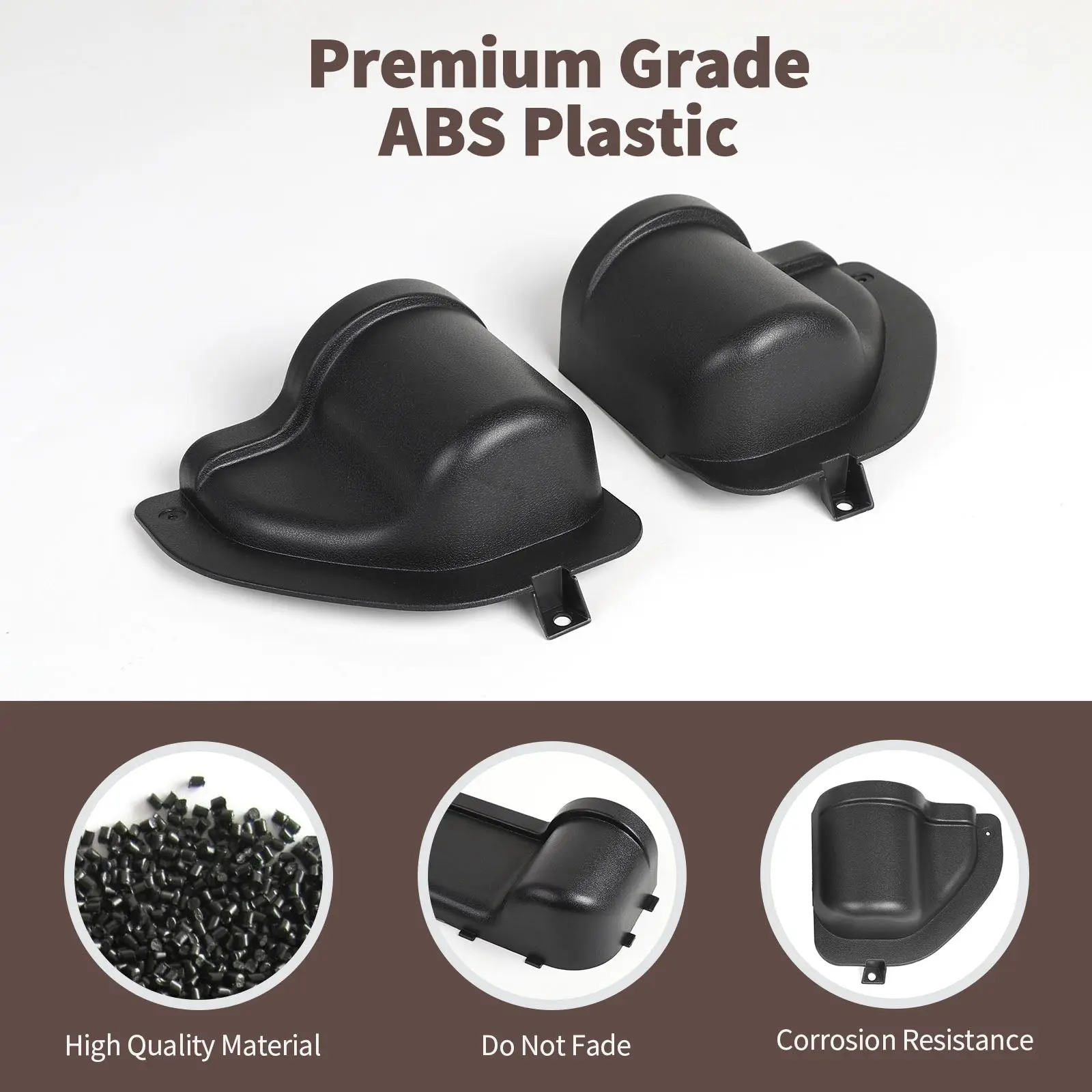 For 2018+ Jeep Wrangler JL Gladiator JT Front & Rear Door Net Replacement Door Pocket Map Storage Box Organizer Cup Holder - Image 11