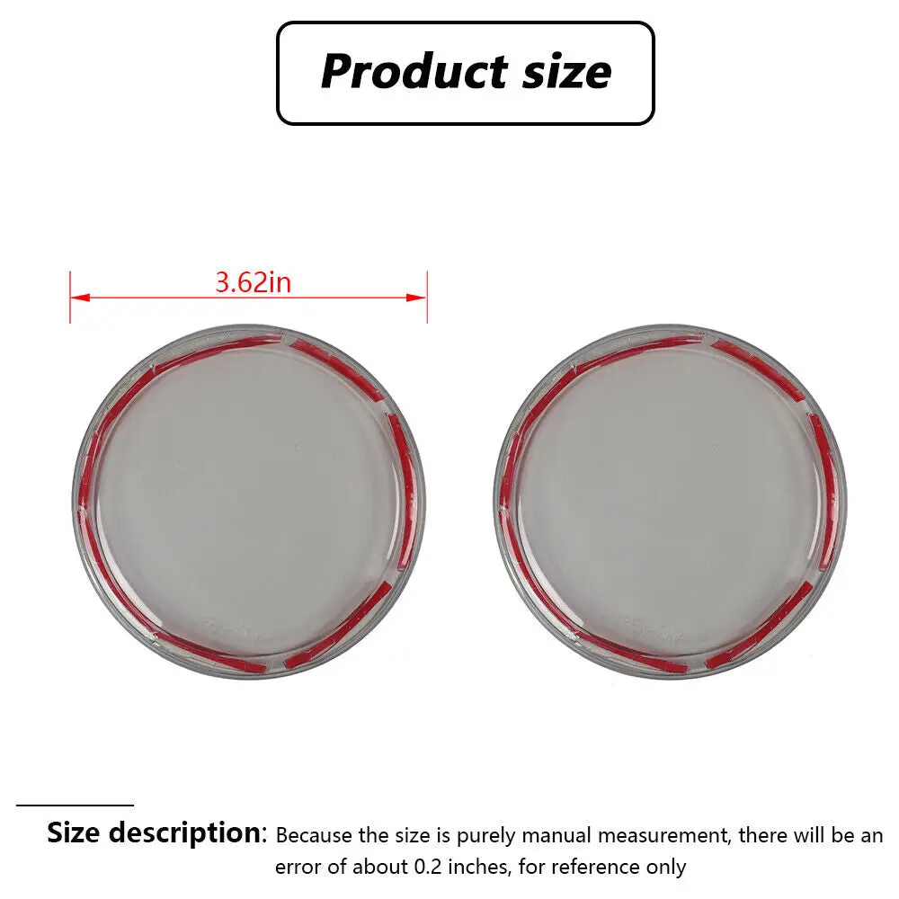 For 2007-2018 Jeep Wrangler JK Front Turn Signal Light Cover Trim Decor Smoked Black - Image 8