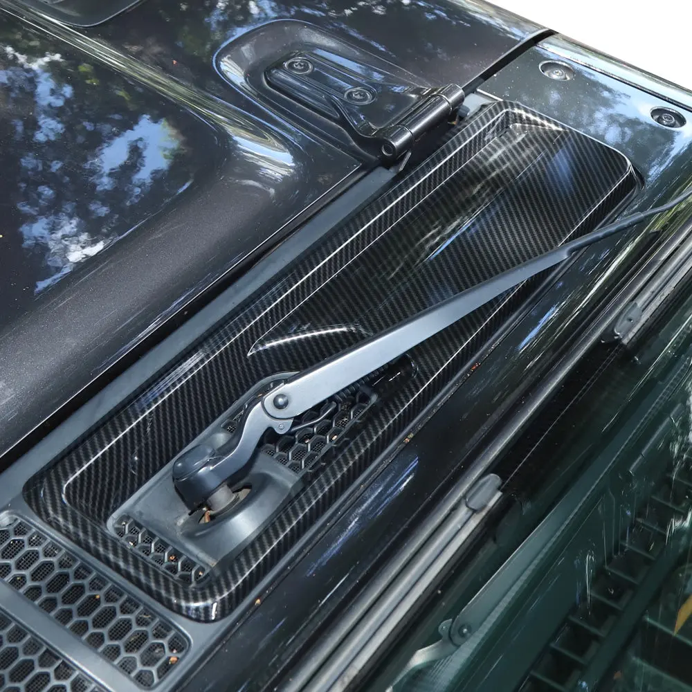 For 2018+ Jeep Wrangler JL Gladiator JT Front Windshield Wiper Base Trim Cover - Hood Accent - Image 3