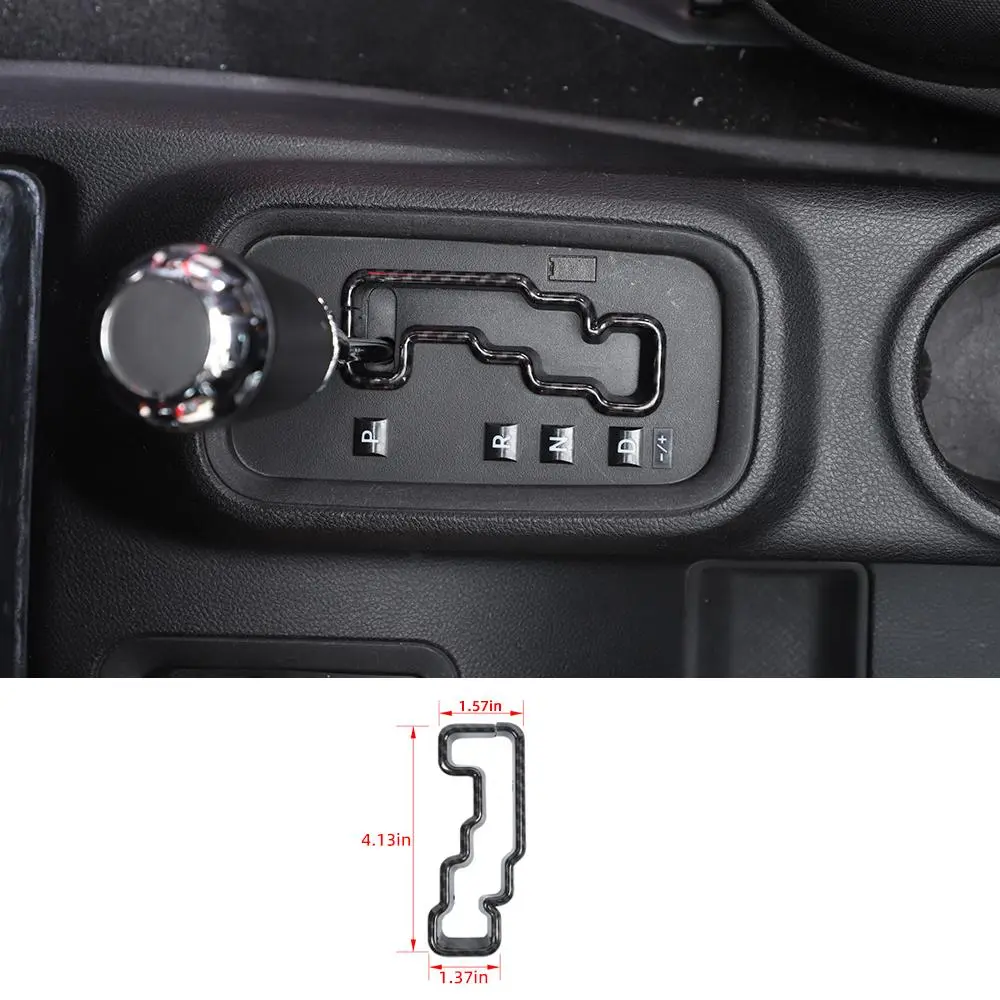 For 2011–2018 Jeep Wrangler JK Gear Shift Panel Accent Bezel Trim - Image 9