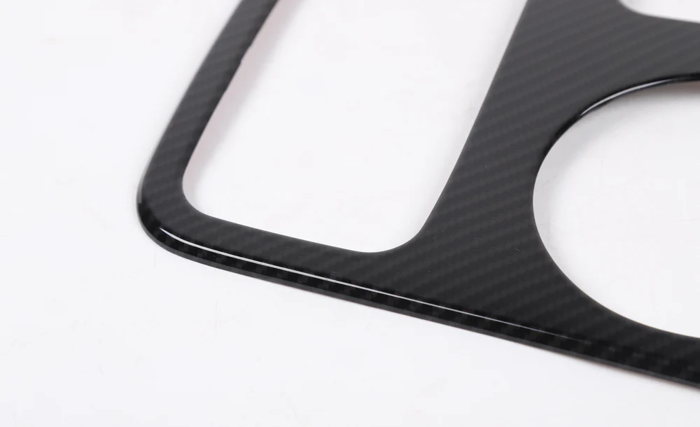 For 2014-2016 Jeep Grand Cherokee WK2 Center Gear Shift Panel Cover Trim Soft Carbon Fiber - Image 10