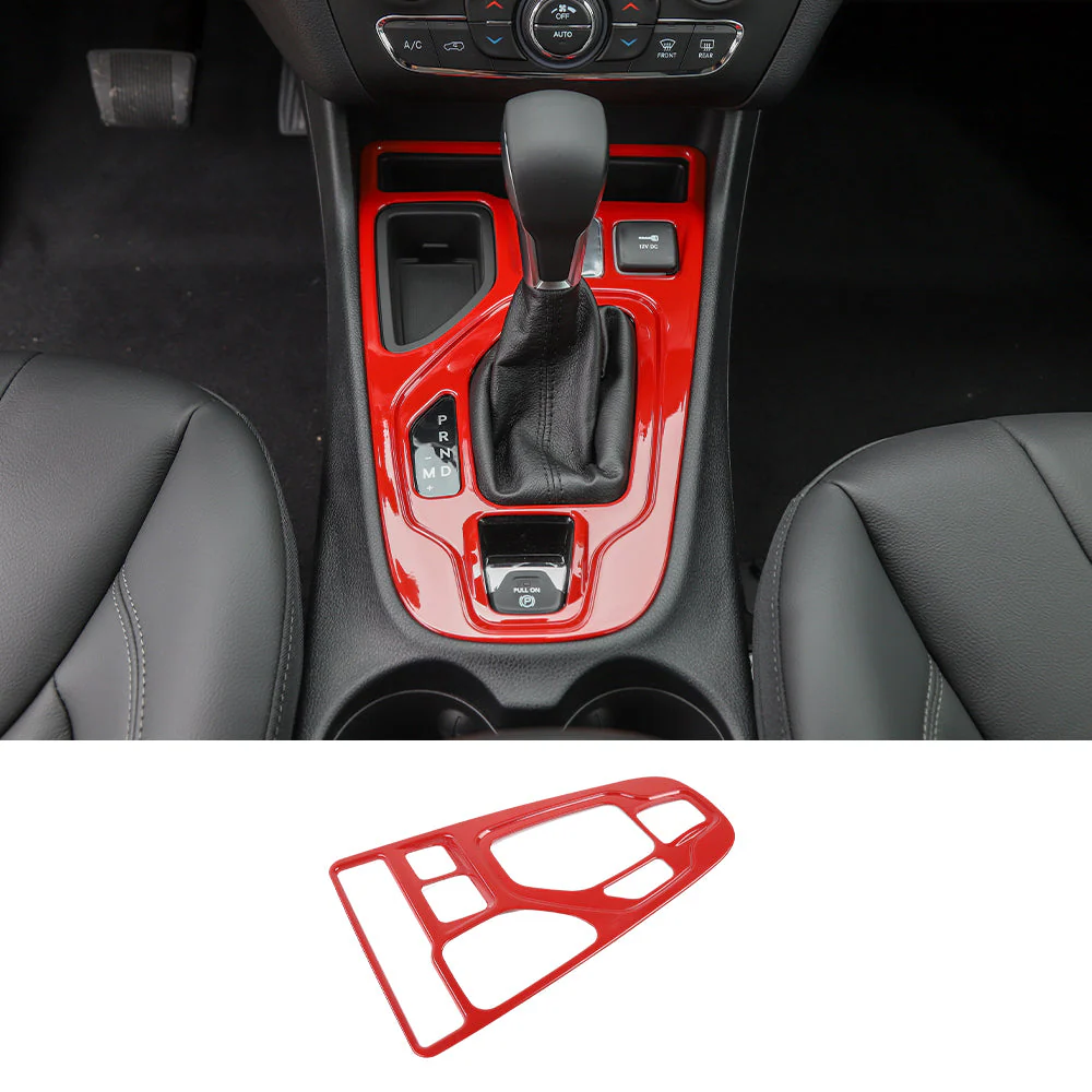 For 2019+ Jeep Cherokee Gear Shift Panel Frame Cover Trim - Image 10