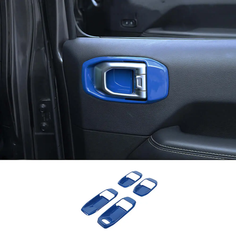 For 2018+ Jeep Wrangler JL& Gladiator JT 4-Door Car Door Handle Bowl Cover Decor Trim - Image 10