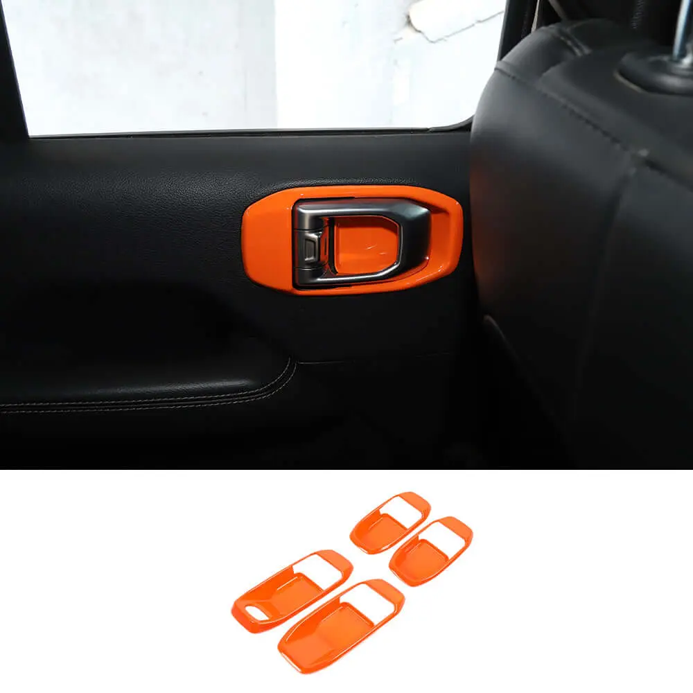For 2018+ Jeep Wrangler JL& Gladiator JT 4-Door Car Door Handle Bowl Cover Decor Trim - Image 11