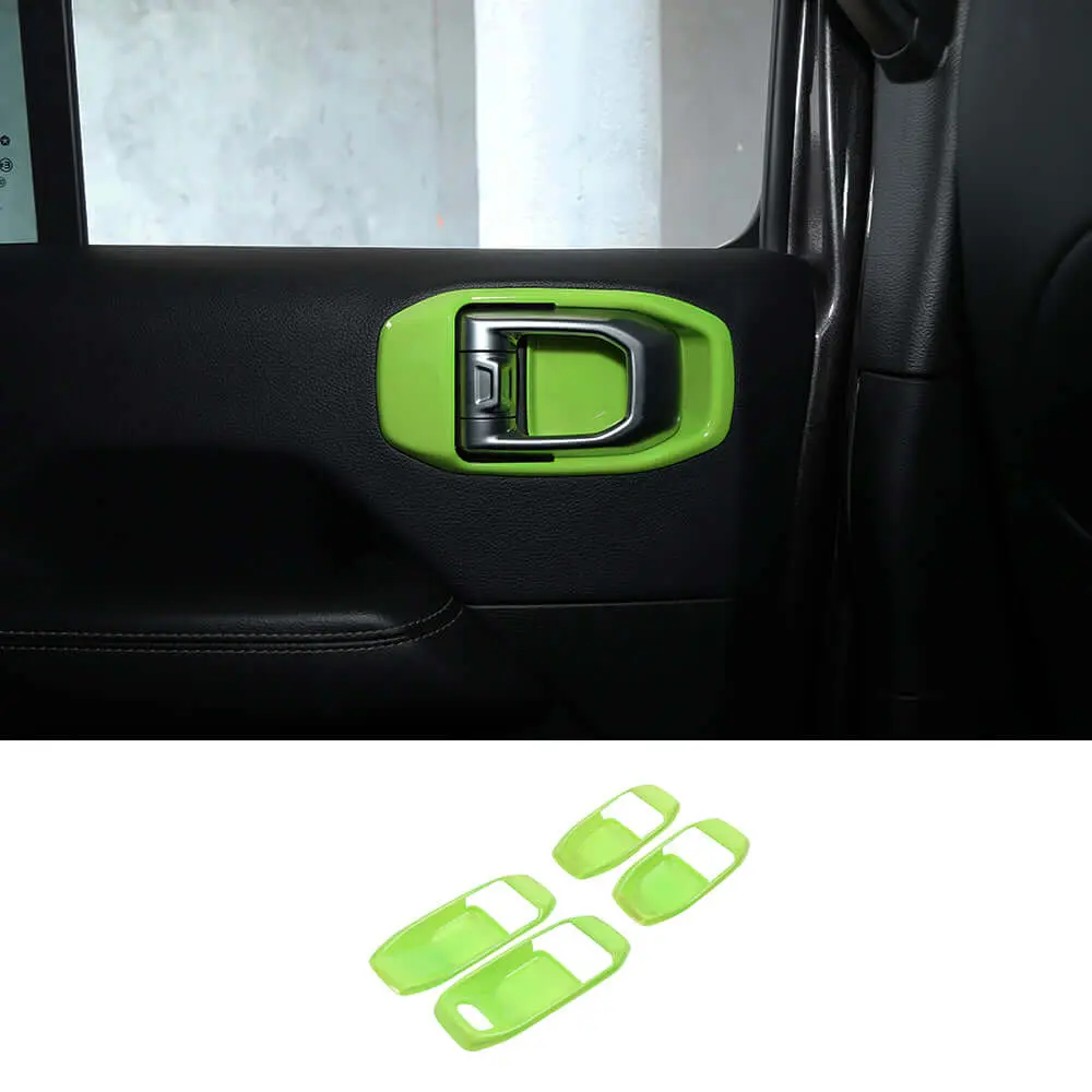 For 2018+ Jeep Wrangler JL& Gladiator JT 4-Door Car Door Handle Bowl Cover Decor Trim - Image 6