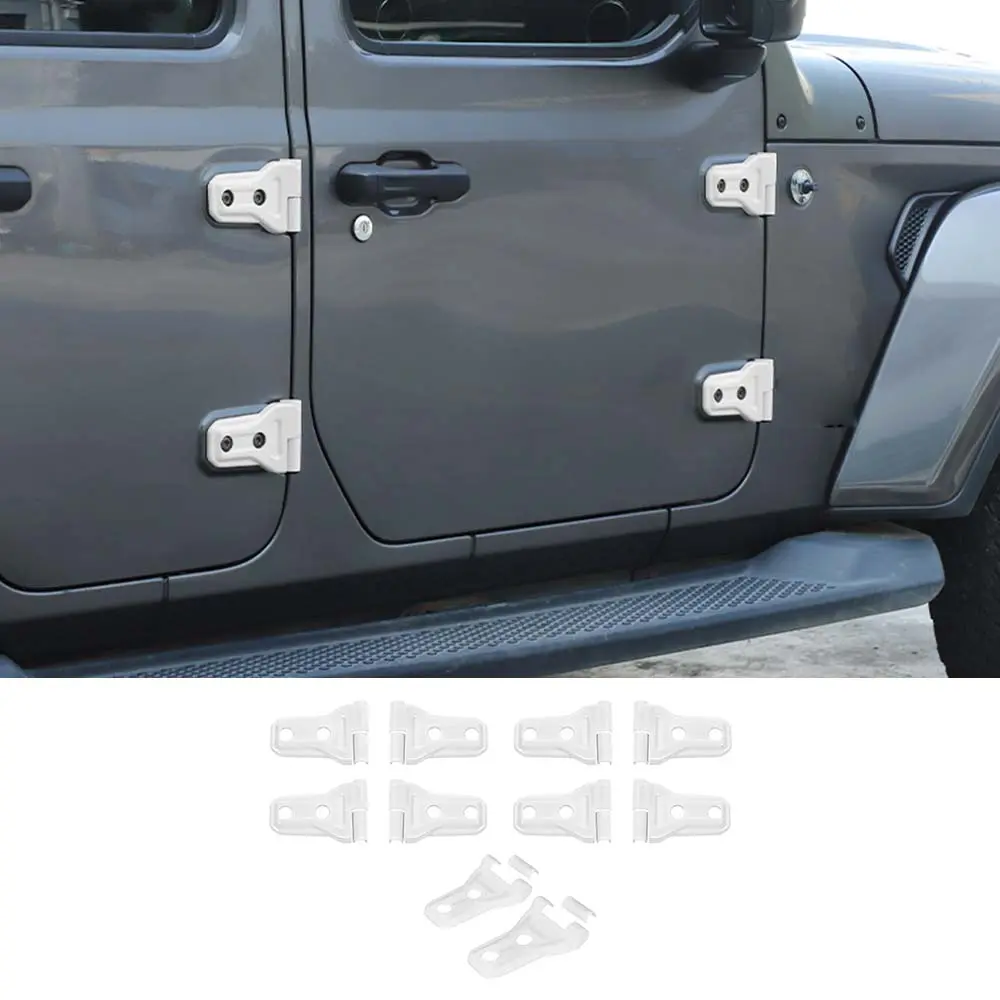 For 2018-2025 Jeep Wrangler JL JLU & Gladiator JT 4Door Door & Engine Hood Hinge Trim Cover Kit - Image 11