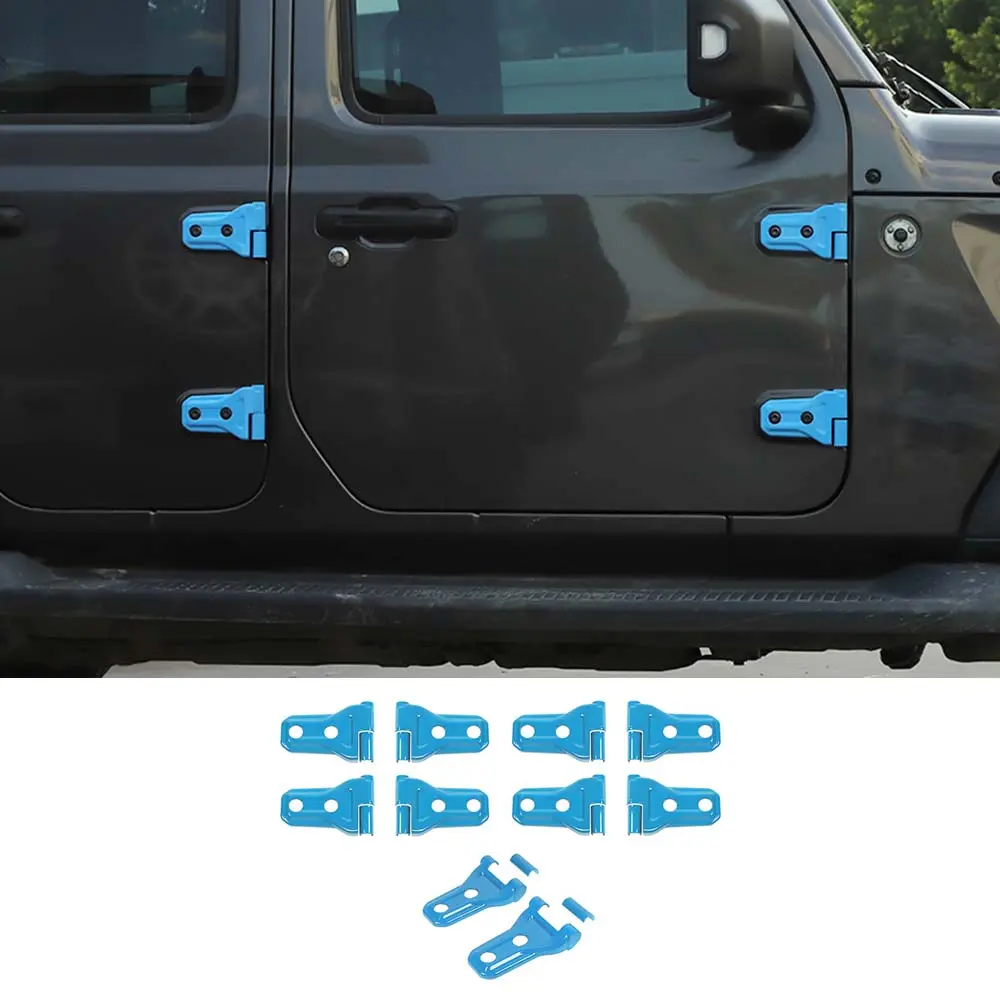 For 2018-2025 Jeep Wrangler JL JLU & Gladiator JT 4Door Door & Engine Hood Hinge Trim Cover Kit - Image 12