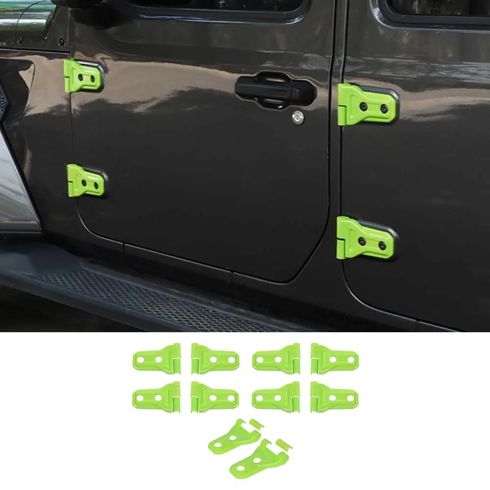 For 2018-2025 Jeep Wrangler JL JLU & Gladiator JT 4Door Door & Engine Hood Hinge Trim Cover Kit - Image 14