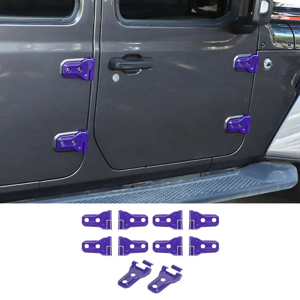 For 2018-2025 Jeep Wrangler JL JLU & Gladiator JT 4Door Door & Engine Hood Hinge Trim Cover Kit - Image 15