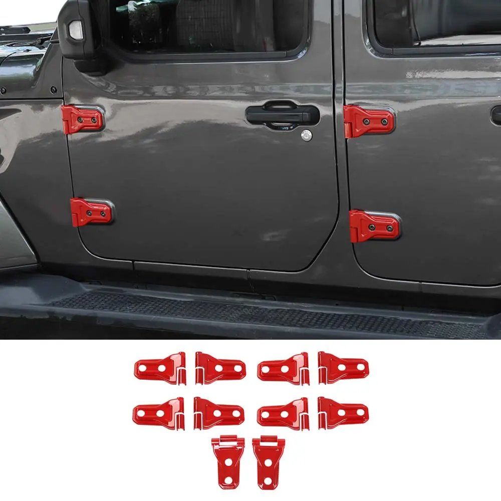For 2018-2025 Jeep Wrangler JL JLU & Gladiator JT 4Door Door & Engine Hood Hinge Trim Cover Kit - Image 18