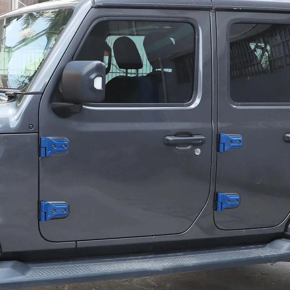 For 2018-2025 Jeep Wrangler JL JLU & Gladiator JT 4Door Door & Engine Hood Hinge Trim Cover Kit - Image 4